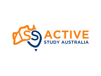 Active Study Australia logo design by Rizqy