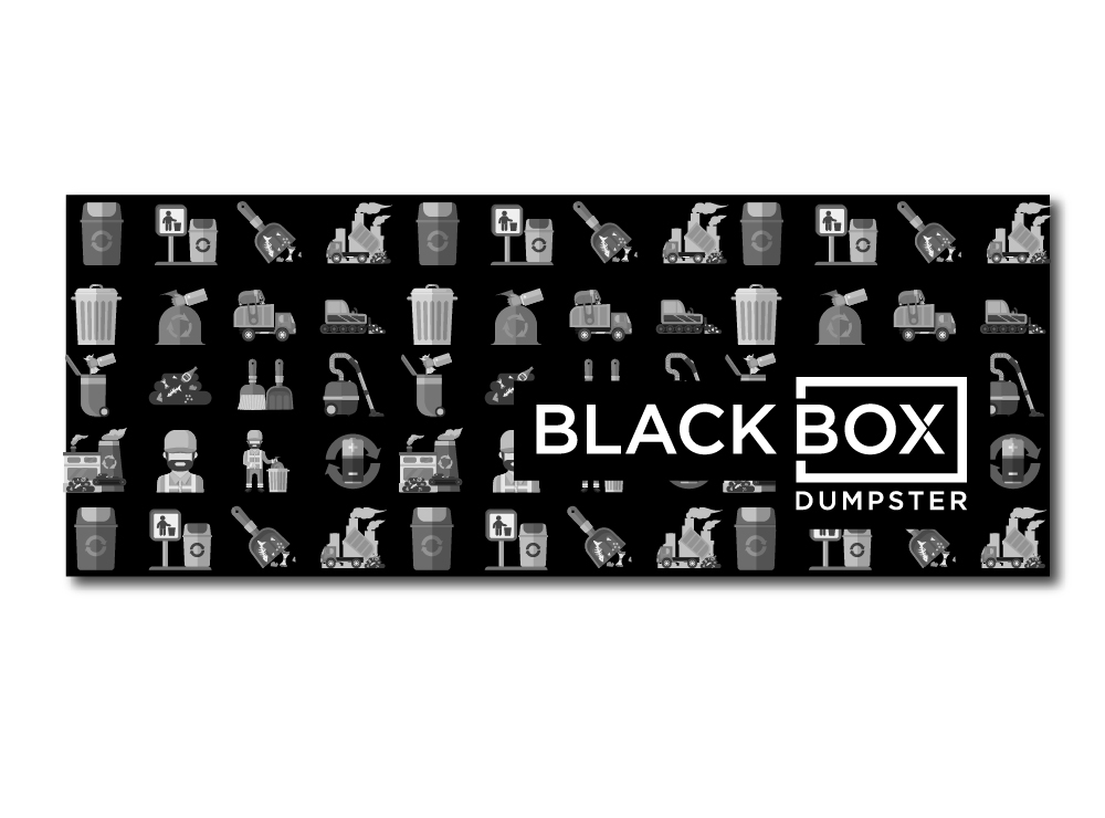 Black Box Dumpster logo design by Sofia Shakir