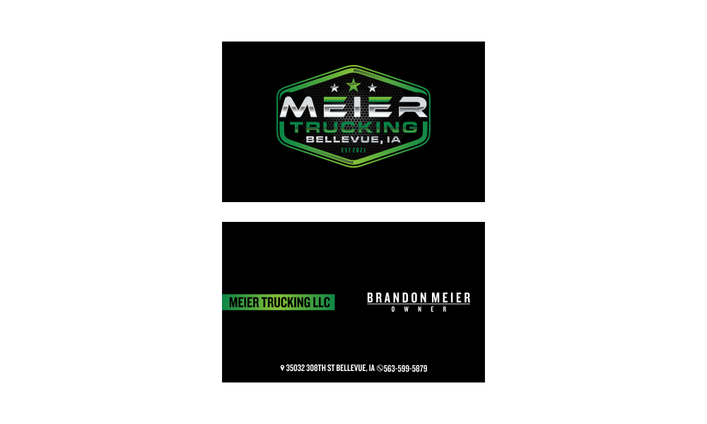 Meier trucking llc logo design by FirmanGibran