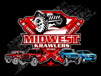 Midwest Krawlers logo design by DreamLogoDesign