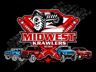 Midwest Krawlers logo design by DreamLogoDesign