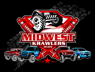 Midwest Krawlers logo design by DreamLogoDesign