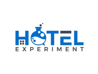 Hotel Experiment logo design by MarkindDesign