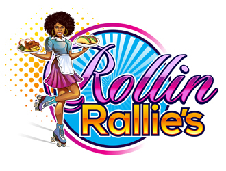 Rollin Rallies logo design by DreamLogoDesign