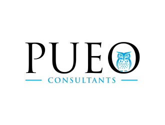 Pueo Consultants logo design by GassPoll