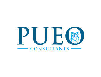 Pueo Consultants logo design by GassPoll