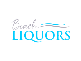 Beach Liquors logo design by GassPoll