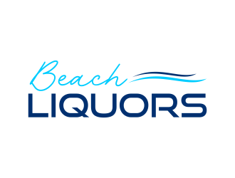 Beach Liquors logo design by GassPoll