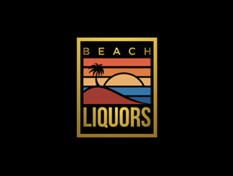Beach Liquors logo design by DuckOn