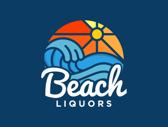 Beach Liquors logo design by Galfine