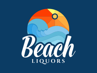 Beach Liquors logo design by Galfine