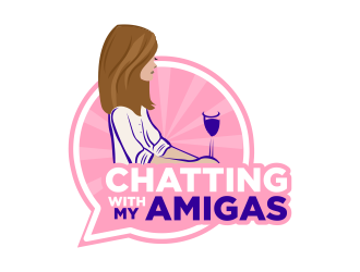 Chatting with My Amigas logo design by IrvanB