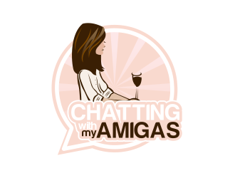 Chatting with My Amigas logo design by IrvanB