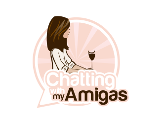 Chatting with My Amigas logo design by IrvanB