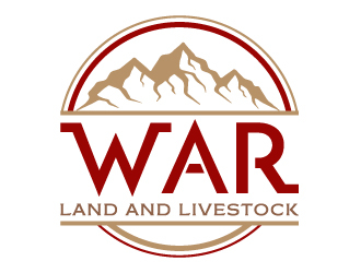 WAR Land And Livestock  logo design by akilis13