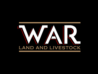 WAR Land And Livestock  logo design by akilis13
