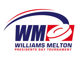 Williams Melton Presidents Day Tournament  logo design by LogoInvent
