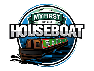myfirsthouseboat.com logo design by LucidSketch