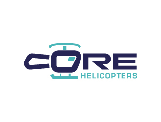Core Helicopters logo design by akilis13