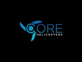 Core Helicopters logo design by jonggol