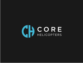 Core Helicopters logo design by Susanti