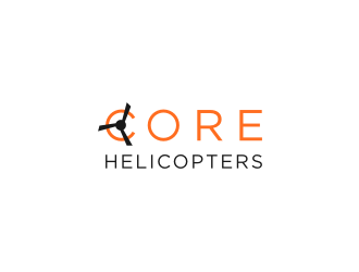 Core Helicopters logo design by Susanti