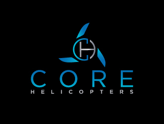 Core Helicopters logo design by jonggol