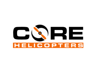 Core Helicopters logo design by kunejo