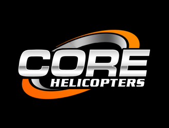 Core Helicopters logo design by kunejo