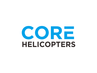Core Helicopters logo design by Greenlight