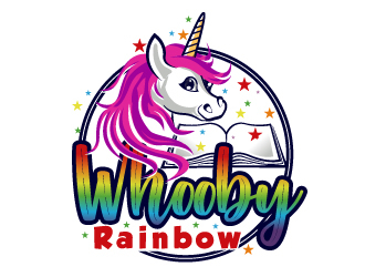 Whooby Rainbow logo design by LucidSketch