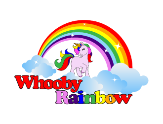 Whooby Rainbow logo design by nona