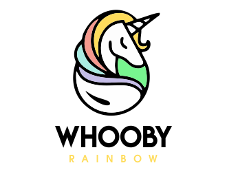 Whooby Rainbow logo design by JessicaLopes