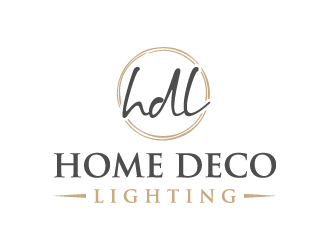 Home Deco Lights logo design by akilis13