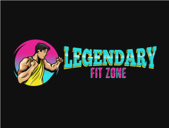 Legendary Fit Zone logo design by Stu Delos Santos (Stu DS Films)