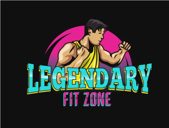 Legendary Fit Zone logo design by Stu Delos Santos (Stu DS Films)