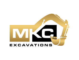 MKC EXCAVATIONS logo design by ozenkgraphic