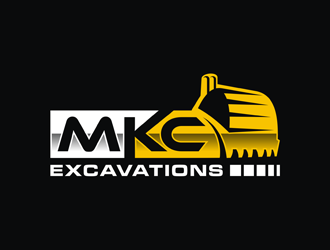 MKC EXCAVATIONS logo design by Rizqy