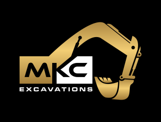 MKC EXCAVATIONS logo design by ozenkgraphic