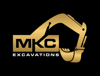 MKC EXCAVATIONS logo design by ozenkgraphic