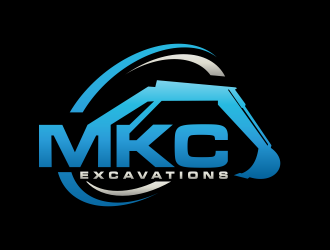 MKC EXCAVATIONS logo design by RIANW