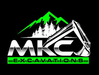 MKC EXCAVATIONS logo design by daywalker