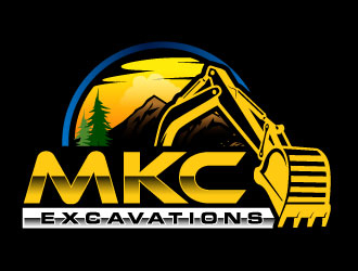 MKC EXCAVATIONS logo design by daywalker