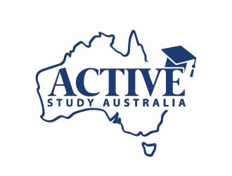 Active Study Australia logo design by Webphixo