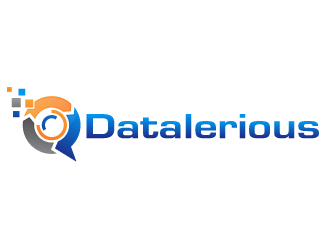 Datalerious. Tagline: Is data making you crazy? We can help! logo design by kgcreative