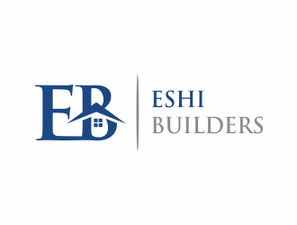 ESHI Builders logo design by santrie