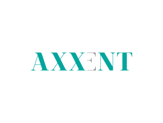 Axxent logo design by uttam