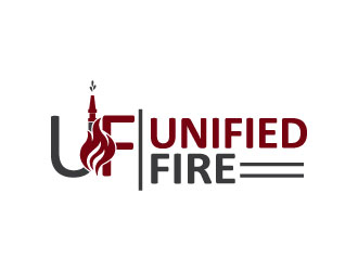 Unified F.ire (remove the dot) logo design by Webphixo