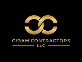 Cigam Contractors, LLC logo design by christabel