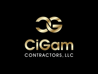 Cigam Contractors, LLC logo design by oke2angconcept